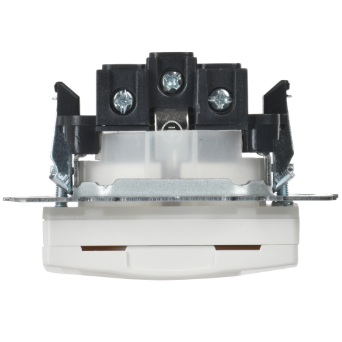 BRITE Розетка 1-местная с заземлением с защитными шторками и крышкой 16А IP44 РСбш10-3-44-БрБ белый | код BR-R16-16-44-K01 | IEK фото 6