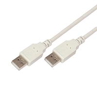 Кабель USB (шт. USB A - шт. USB A) 3 метра, серый REXANT | код 18-1146 | REXANT