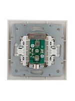 Розетка телевизионная оконечная TV СП Deriy 16А IP20 жемчуж./бел. металлик LEZARD 702-3030-130