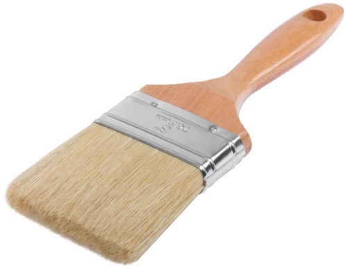 Кисть флейцевая "профи" натур. светлая щетина деревянная ручка 3дюйм (75мм) FIT 01117 Кисть флейцевая "профи" натур. светлая щетина деревянная ручка 3дюйм (75мм) FIT 01117