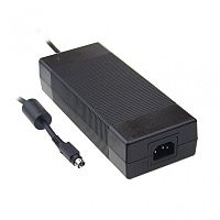 Адаптер настольный, AC-DC, 221Вт, вход 85...264B AC 47...63 Гц, 127...370B DC, выход 24B/9.2A, изоляция 3000В AC, 175x72x35мм, -30...+70С, сетевой разъём IEC320-C14, выходной разъем DIN-4P | код GST220A24-R7B | MeanWell