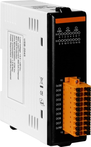 USB-2045 CR 16 Source-type Digital Output Channels with Overload Protection (RoHS) | код 00-06100865 | ICP DAS