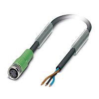 Кабель для датчика / исполнительного элемента SAC-3P-M 8FS BK/ | код 1546482 | PHOENIX CONTACT