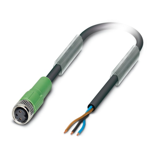 Кабель для датчика / исполнительного элемента SAC-3P-M 8FS BK/ | код 1546482 | PHOENIX CONTACT