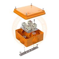 Коробка огнестойкая ОП 100х100х50мм Е15-Е120 | код 40-0300-FR1.5-4 | Промрукав