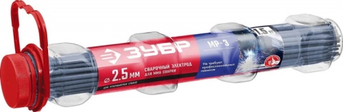 Электроды Зубр 40011-2.5 D2.5мм L350мм 1500гр | код 1529357 | ЗУБР