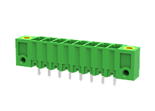 MC-PA3.81V04-F Разъём штекерный MC, прям. конт.,шаг 3.81мм,4 конт., фланц.,зел., шт | код MC-PA3.81V04-F | SUPU