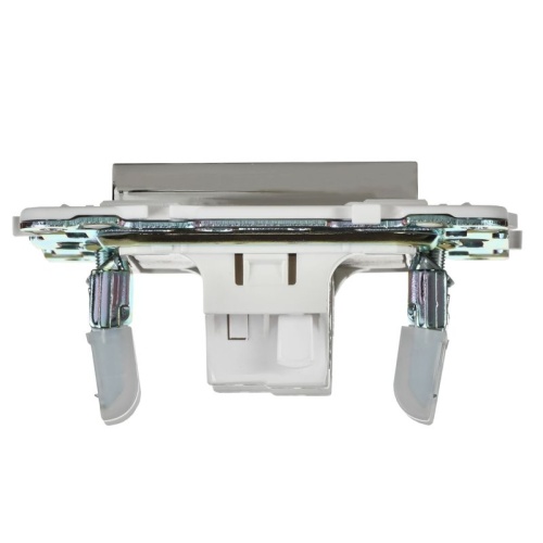 SKANDY Выключатель 1-клавишный кнопочный 10А SK-V14N никель IEK | код SK-V17-0-10-K50 | IEK фото 3 SKANDY Выключатель 1-клавишный кнопочный 10А SK-V14N никель IEK | код SK-V17-0-10-K50 | IEK фото 3