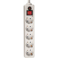 Фильтр сетевой NSP-USB-06-180-ESC-3x1 6 гнезд (1.8м) (71864) | код 19608 | Navigator Group