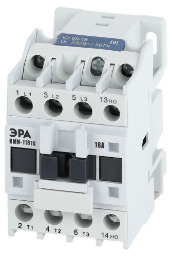 Контактор КМИ-11810 18А 230В/АС3 1НО PRO | код Б0050433 | ЭРА Контактор КМИ-11810 18А 230В/АС3 1НО PRO | код Б0050433 | ЭРА
