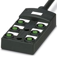 Коробка датчика и исполнительного элемента SACB-6/ 6-10,0PUR SCO P | код 1452466 | PHOENIX CONTACT