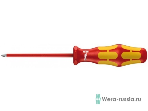 162 i PH VDE Отвёртка диэлектрическая крестовая, PH 2 x 100 мм | код we-006154 | Wera