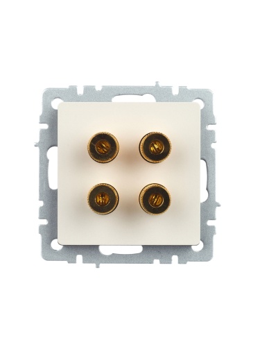 BRITE Аудиорозетка 4-мест. РА10-БрЖ жемч. IEK | код BR-S40-K36 | IEK фото 4 BRITE Аудиорозетка 4-мест. РА10-БрЖ жемч. IEK | код BR-S40-K36 | IEK фото 4
