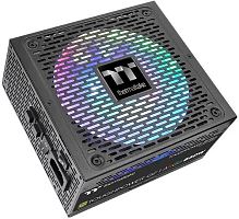 Блок питания Thermaltake ATX 850W Toughpower GF1 ARGB 80+ gold (20+4pin) APFC 140mm fan color LED 12xSATA Cab Manag RTL | код 1162059 | THERMALTAKE