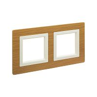Рамка из натурального дерева, ''Avanti'', беленый дуб, 4 модуля | код 4400844 | DKC
