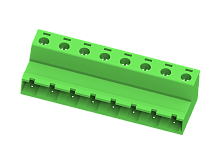 MC-PB7.62H10C Разъём штекерный MC, шаг 7.62мм,10 конт., зел., шт | код MC-PB7.62H10C | SUPU
