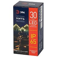 Светодиодная новогодняя гирлянда ERAPS-NP10 нить 10 м тёплый свет 100 LED | код Б0051889 | ЭРА