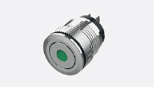 TS6A100-0AM30-R11/P02 Кнопка TS6A, плоская, плав. нажатие,момент.действие, маркировка КРУГ , 1НО+1НЗ, жёлт., шт | код TS6A100-0AM30-R11/P02 | SUPU