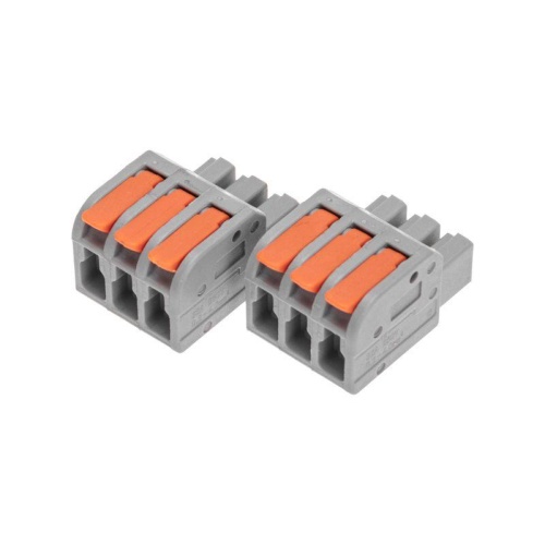 Клемма СМК 222-423R проходная разъемная 3 полюса серая 0,2-2,5/4мм2 | код 07-5263 | REXANT фото 7 Клемма СМК 222-423R проходная разъемная 3 полюса серая 0,2-2,5/4мм2 | код 07-5263 | REXANT фото 7