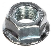 Гайка DIN6923 М10 шестигранная с фланцем оцинкованная (100 шт) | код. 28733-0 | FIT