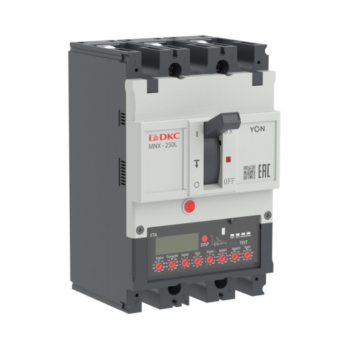 Авт. выкл. YON pro MNX250L 3P 250A 70kA при AC415V расц. ETA | код MNX250L3PETA0250 | DKC