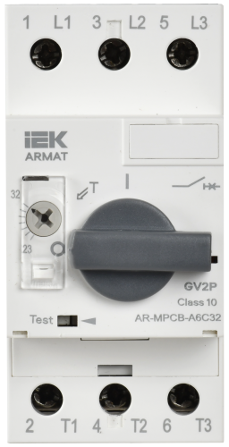 ARMAT Авт. выкл. защиты двигателя A6 GV2P 23-32А IEK | код AR-MPCB-A6C32 | IEK фото 2 ARMAT Авт. выкл. защиты двигателя A6 GV2P 23-32А IEK | код AR-MPCB-A6C32 | IEK фото 2
