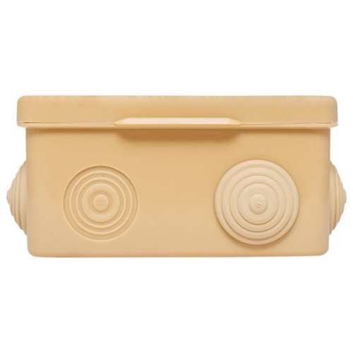 Коробка распаячная КМР-030-014 с крышкой (100х100х55), 8 мембранных вводов светлое дерево IP54 PROxima | код plc-kmr-030-014-s | EKF фото 4