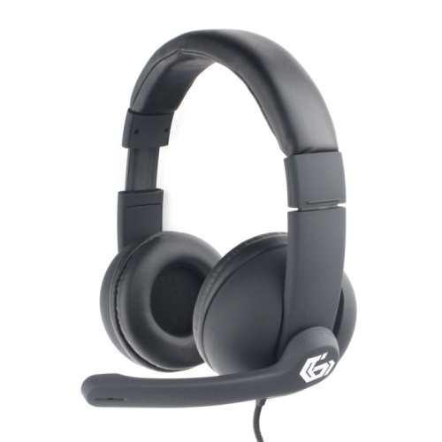 Гарнитура игровая Gembird MHS-G220, черный, soft touch, регулировка громкости, кабель 2м | код MHS-G220 | Gembird