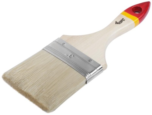 Кисть флейцевая "Модерн" 3дюйм (75мм) искусственная щетина деревянная ручка КУРС 00867 фото 2 Кисть флейцевая "Модерн" 3дюйм (75мм) искусственная щетина деревянная ручка КУРС 00867 фото 2