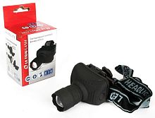 Фонарь налобный LED 5354 (1Вт LED ZOOM 3 режима; 3хR03 сер.) Ultraflash 11549