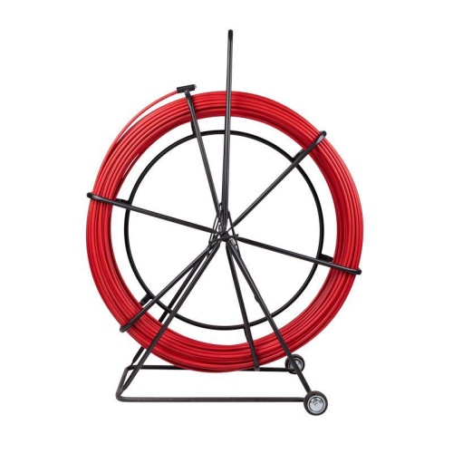 Протяжка кабельная (УЗК в тележке), стеклопруток, d 11,0 мм, 300 м, красная | код 47-1300 | REXANT фото 2 Протяжка кабельная (УЗК в тележке), стеклопруток, d 11,0 мм, 300 м, красная | код 47-1300 | REXANT фото 2