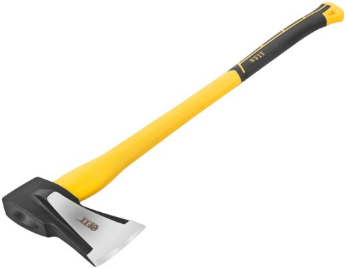 "Топор-колун ""ушастый"" кованый, фиберглассовая длинная ручка 800 мм, 2500 гр." | код 46175 | FIT