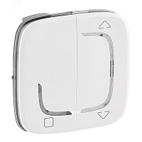 Valena ALLURE MyHome Play Zigbee Лицевая панель для радиоприемного выключателя/для приводов жалюзи/рольставень белая | код 754733 | Legrand
