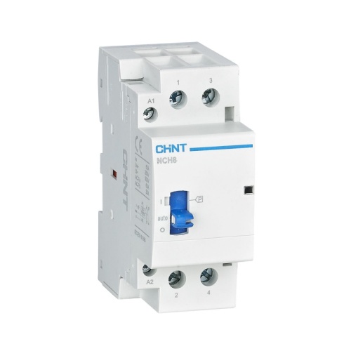 Контактор модульный с ручн. упр. NCH8-20M/20 AC24V 50/60Hz соответствует стандарту ROHS (CHINT) | код 257407 | CHINT