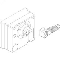 Рукоятка поворотная для ВА50-39Про | код 7003113 | Контактор