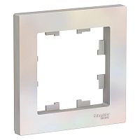 Рамка 1 пост ATLASDESIGN, жемчуг | код. ATN000401 | Schneider Electric
