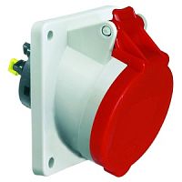 Розетка встраиваемая 32A 5п(3P+N+PE) 6ч, 400В, IP54 85x85 Quick-Connect Bals 12996, шт | код 12996 | Bals