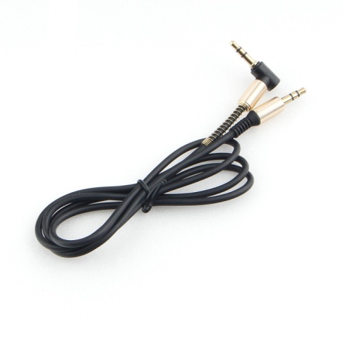 Кабель аудио 90? Cablexpert CCAB-02-35MML-1MB. 3.5 джек (M)/3.5 джек (M), черный, 1м, блистер | код CCAB-02-35MML-1MB | Cablexpert