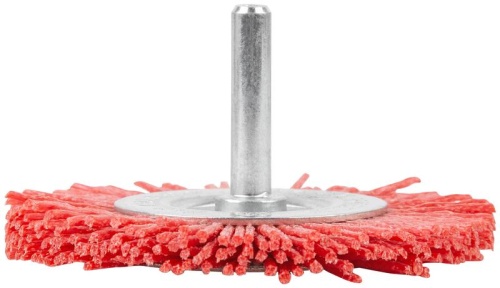 Щетка для дрели, Плоская, нейлон, 75 мм, блистер, Profi | код 82-921 | FIT фото 2