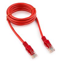Патч-корд UTP Cablexpert PP12-1.5M/R кат.5e, 1.5м, литой, многожильный (красный) | код PP12-1.5M/R | Cablexpert