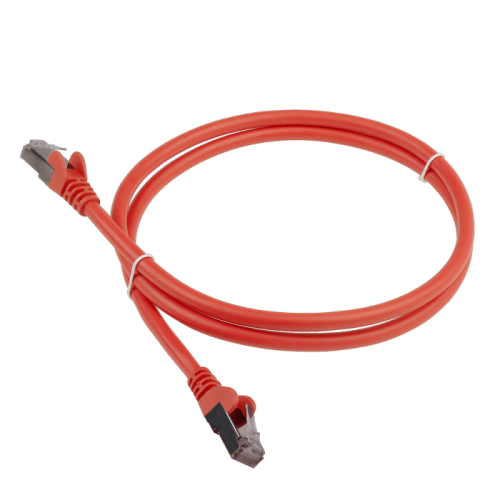 Патч-корд LANMASTER LSZH SFTP кат.6A, 5.0 м, оранжевый | код LAN-PC45/S6A-5.0-OR | LANMASTER