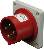 Вилка встраиваемая ERR-1643 IP44 (16A, 400V, 3P+PE) | код 004482110 | ETI