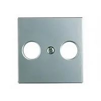 CITY Накладка TV розетки серебро | код С5А1-004 | GUSI ELECTRIC