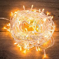 Гирлянда "Твинкл Лайт" 15м 120LED тепл. бел. провод прозр. | код 303-196 | Neon-Night