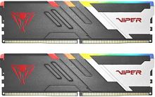 Память DDR5 2x16GB 6600MHz Patriot PVVR532G660C34K Viper Venom RGB RTL Gaming PC5-52800 CL34 DIMM 288-pin 1.4В kit с радиатором Ret | код 1901985 | PATRIOT