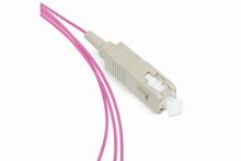 Патч-корд оптический LANMASTER, симплексный, SC/PC-SC/PC, OM4, LSZH, 7.0 м | код LAN-SC-SC/OM4-7.0 | LANMASTER