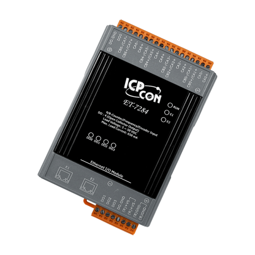 ET-7284 CR Ethernet I/O Module with 4-/8-channel Counter/Frequency/Encoder Input and 4-channel Digital Output (RoHS) | код 00-06123623 | ICP DAS
