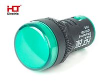 Лампа AD16-22DS(LED)матрица d22мм зеленый 110В IP40 HLT | код 085-06-18| HLT