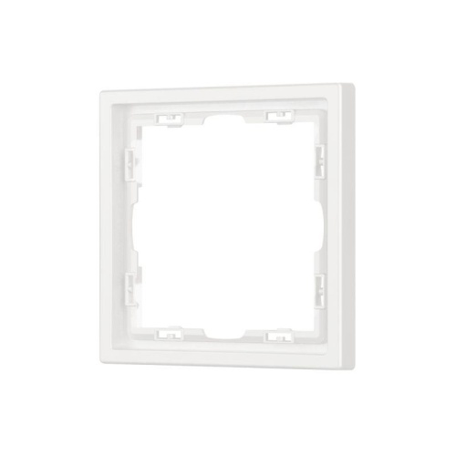 Рамка пластиковая FRM-NOBE-SFPL-1-WH Arlight 054211