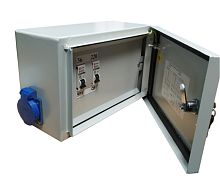 Ящик с понижающим трансформатором ЯТП IP54 0,25кВА 220/24В EKF Basic | код yatp-ip54-0,25-220/24v-2a | EKF